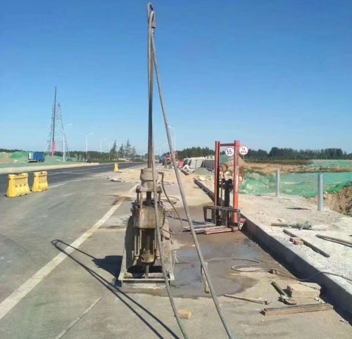 文水公路高聚物注浆加固